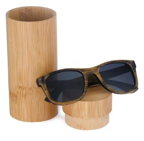 2020 NEW Bamboo sunglasses men women rugged design polarized UV400 all wood sunglasses - BB718