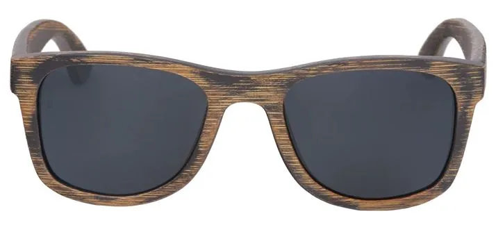2020 NEW Bamboo sunglasses men women rugged design polarized UV400 all wood sunglasses - BB718