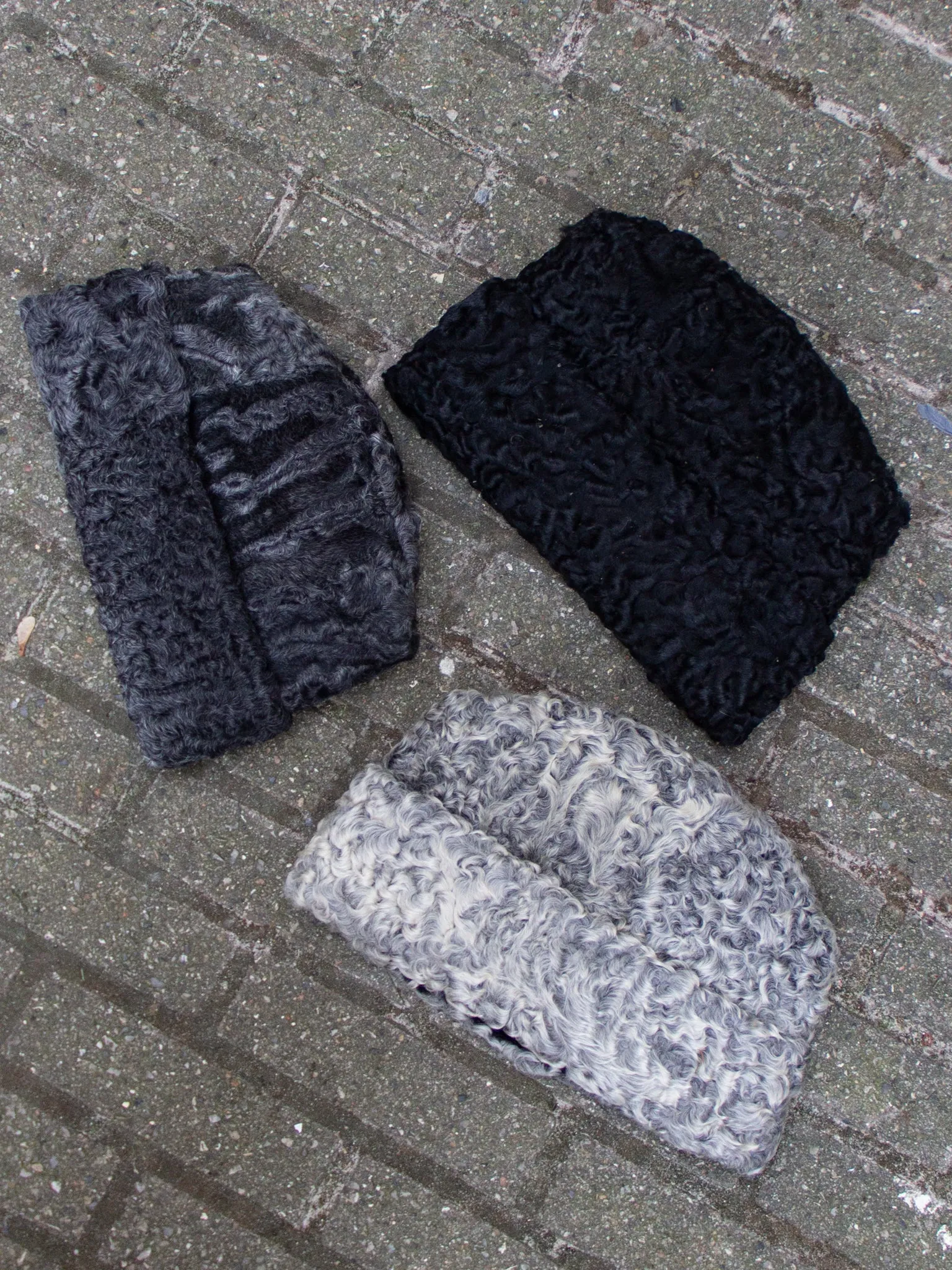 Ambassador Pie Hat, Lamb, Black