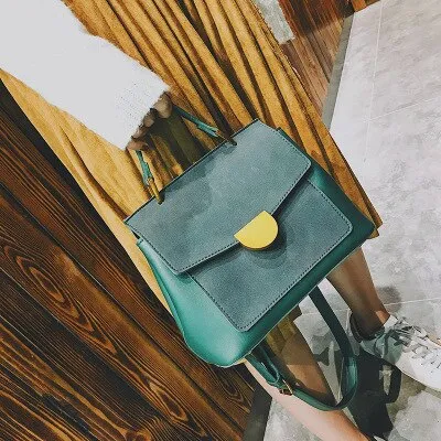 Christmas Gift Vintage Suede Women's Bag Handbags Large Capacity Messenger Bag Female Casual Leather Bag Women's Shoulder Crossbody Hand Bags