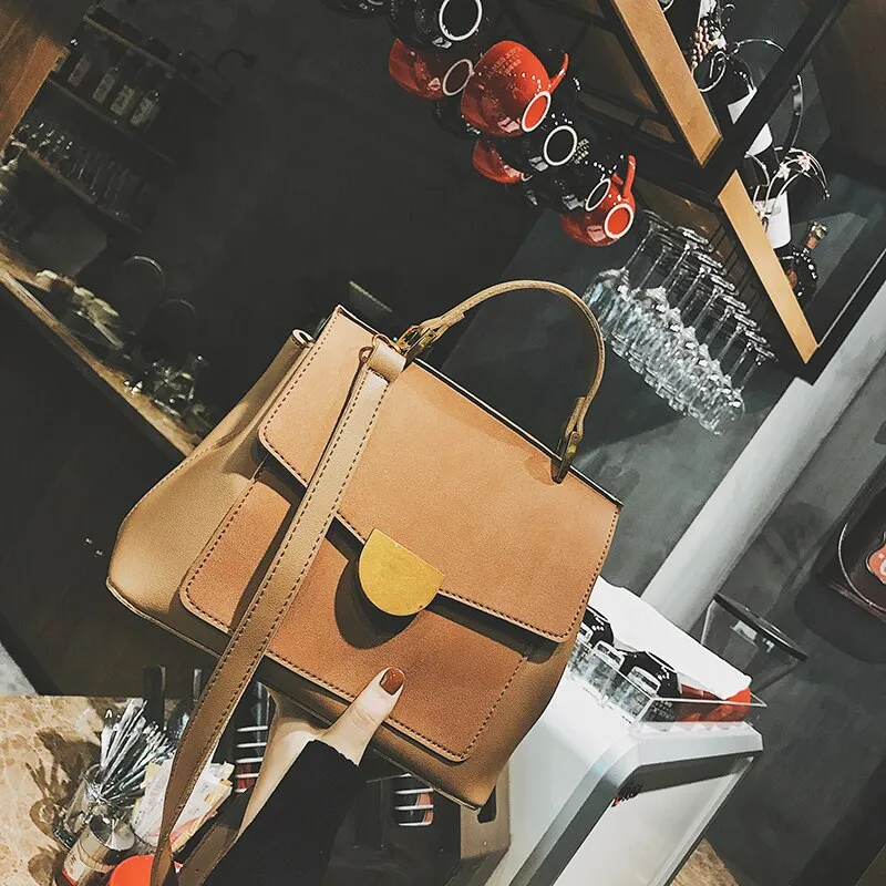 Christmas Gift Vintage Suede Women's Bag Handbags Large Capacity Messenger Bag Female Casual Leather Bag Women's Shoulder Crossbody Hand Bags