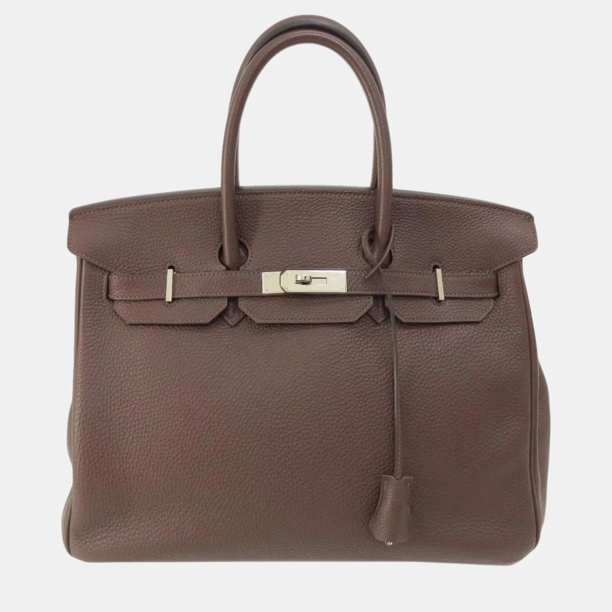 Dark Brown Togo Birkin 35 Handbag