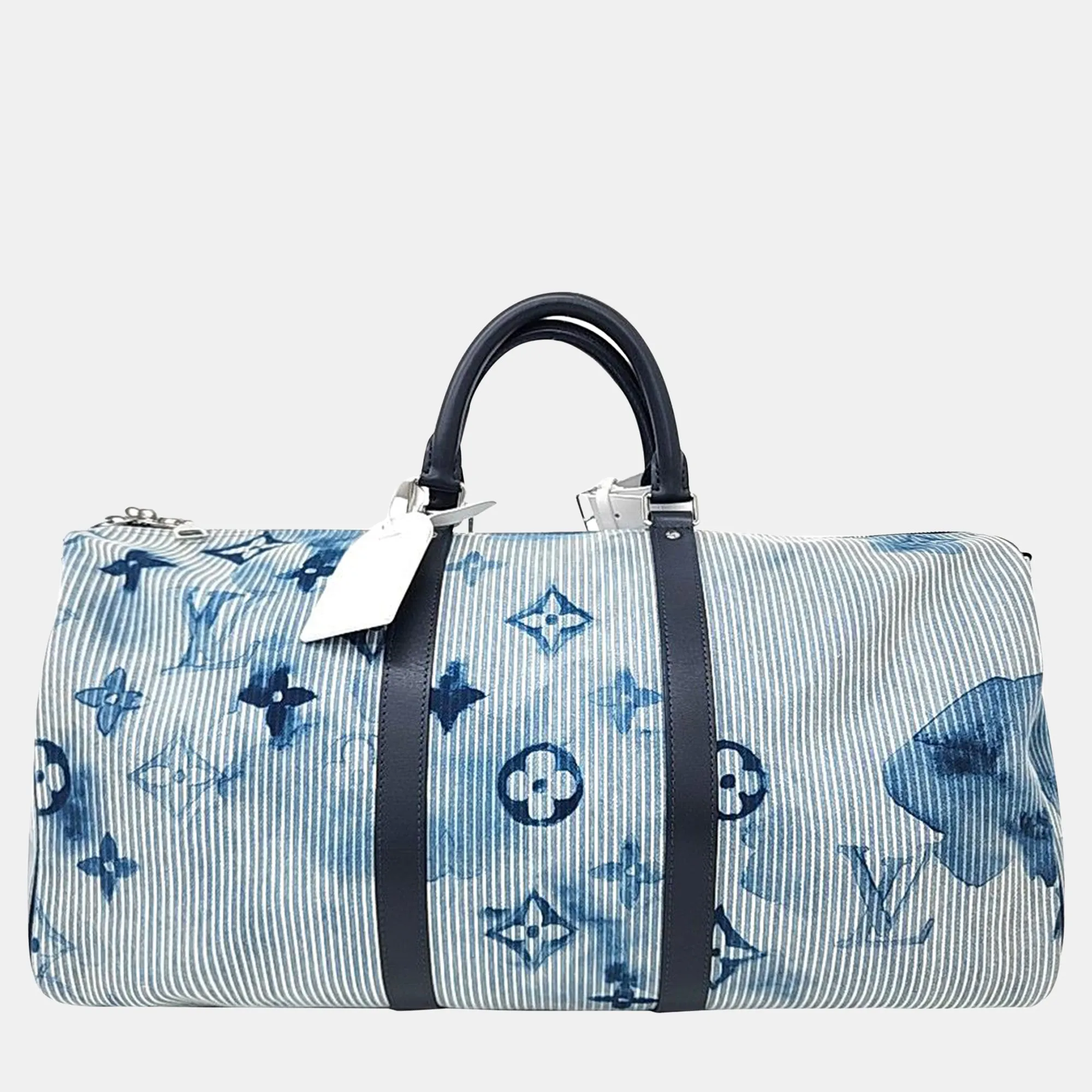 Denim Watercolor Bandouliere Keepall 50 Bag