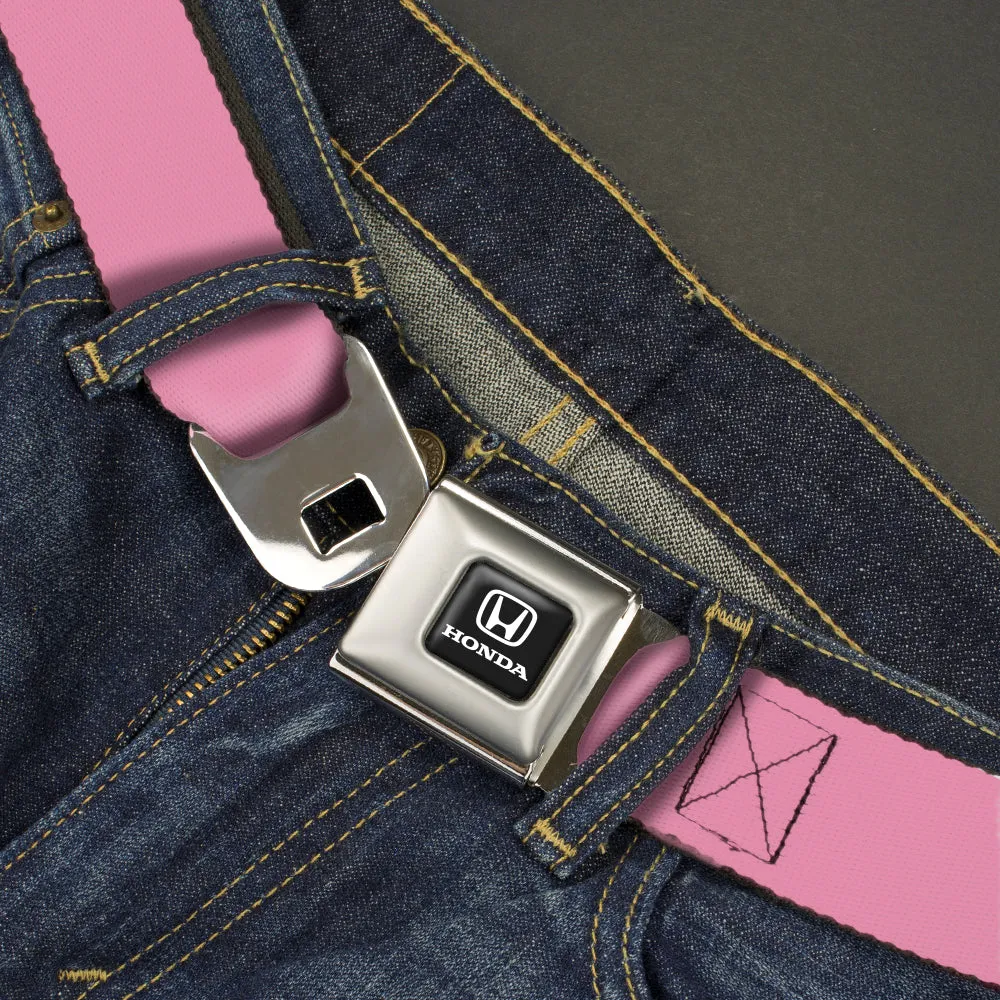 Honda Seatbelt Belt - Baby Pink Webbing