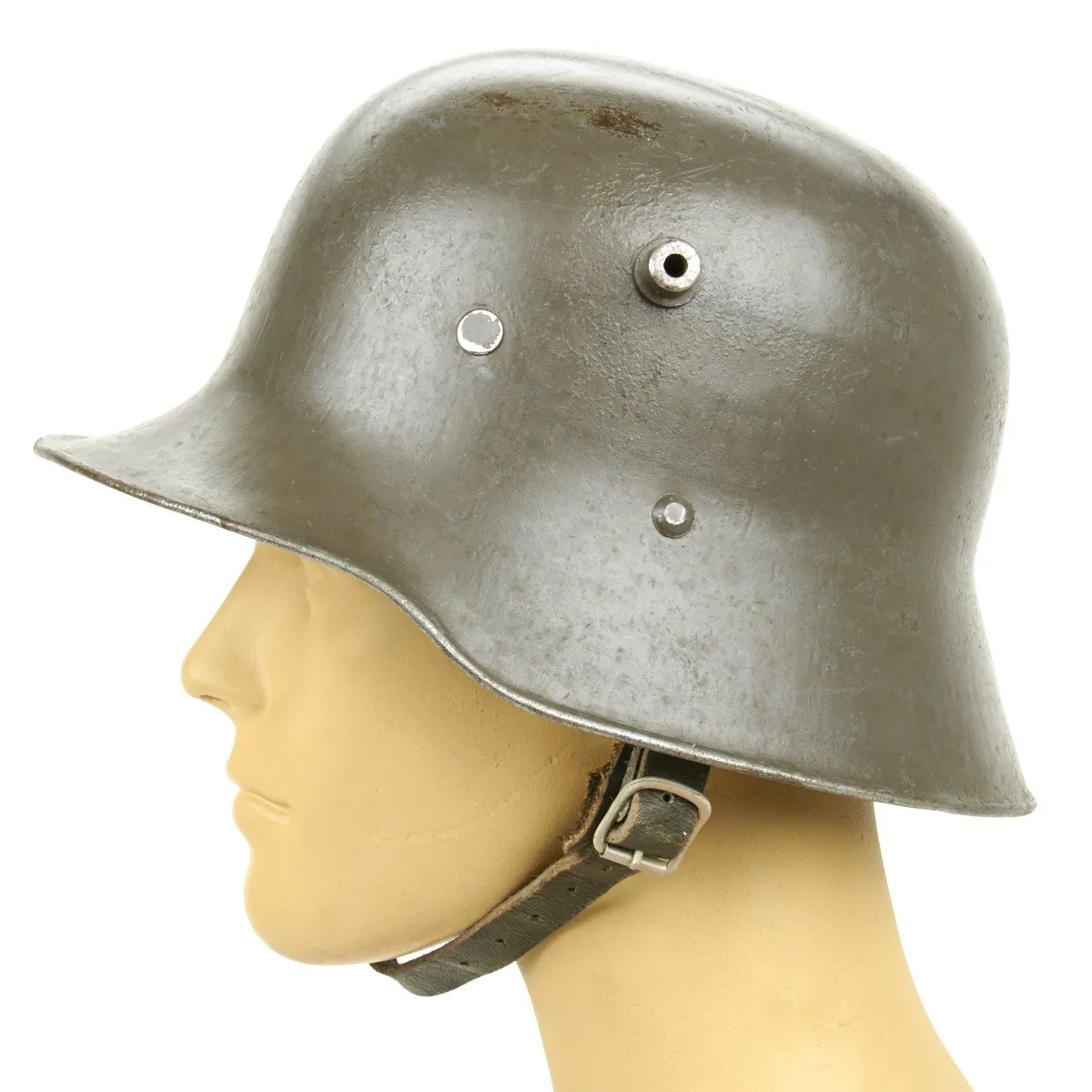 Original WWI Austro-Hungarian M17 Stahlhelm Steel Helmet - Size 64