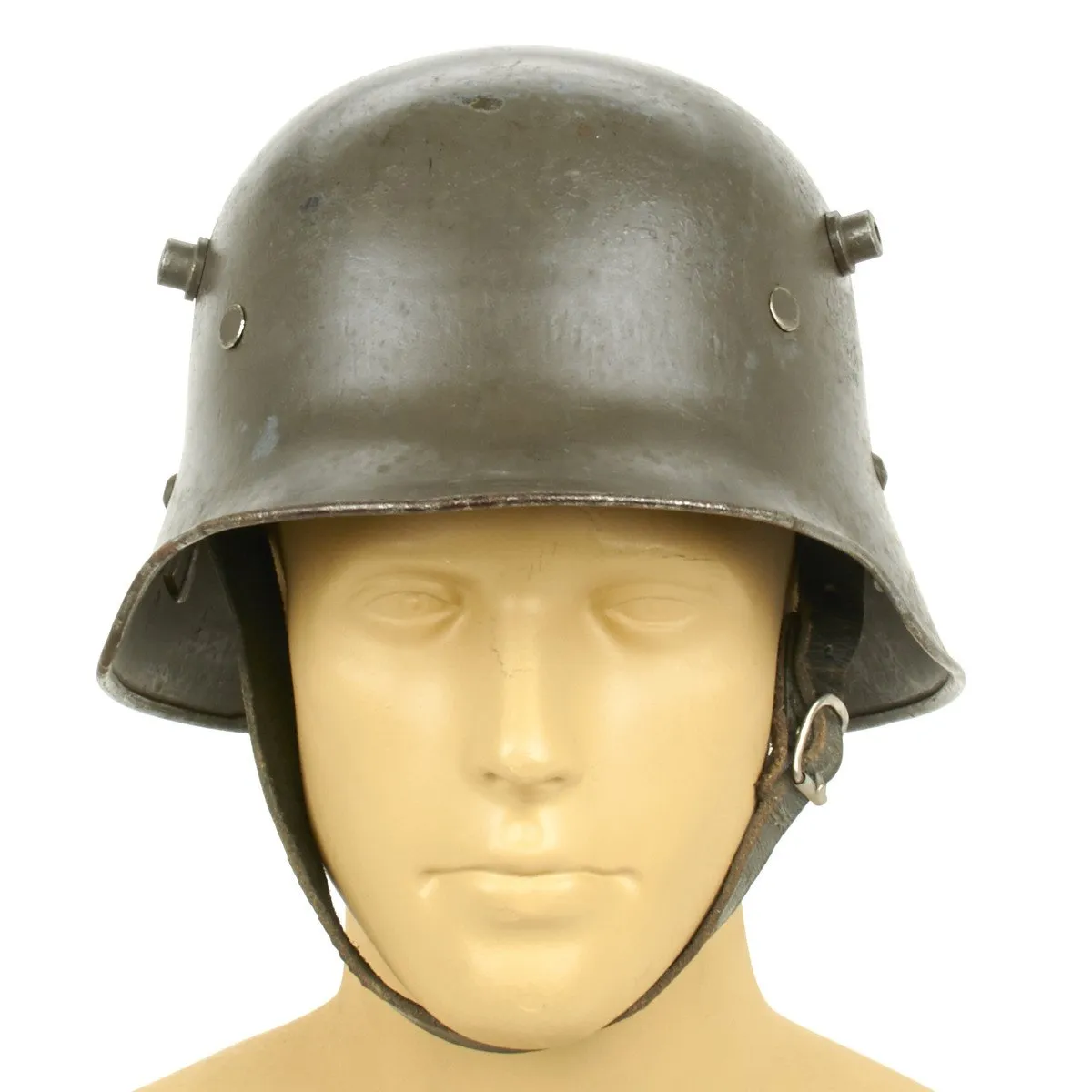 Original WWI Austro-Hungarian M17 Stahlhelm Steel Helmet - Size 64