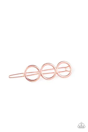 Paparazzi Hair Accessories ~ A HOLE Lot of Trouble - Copper