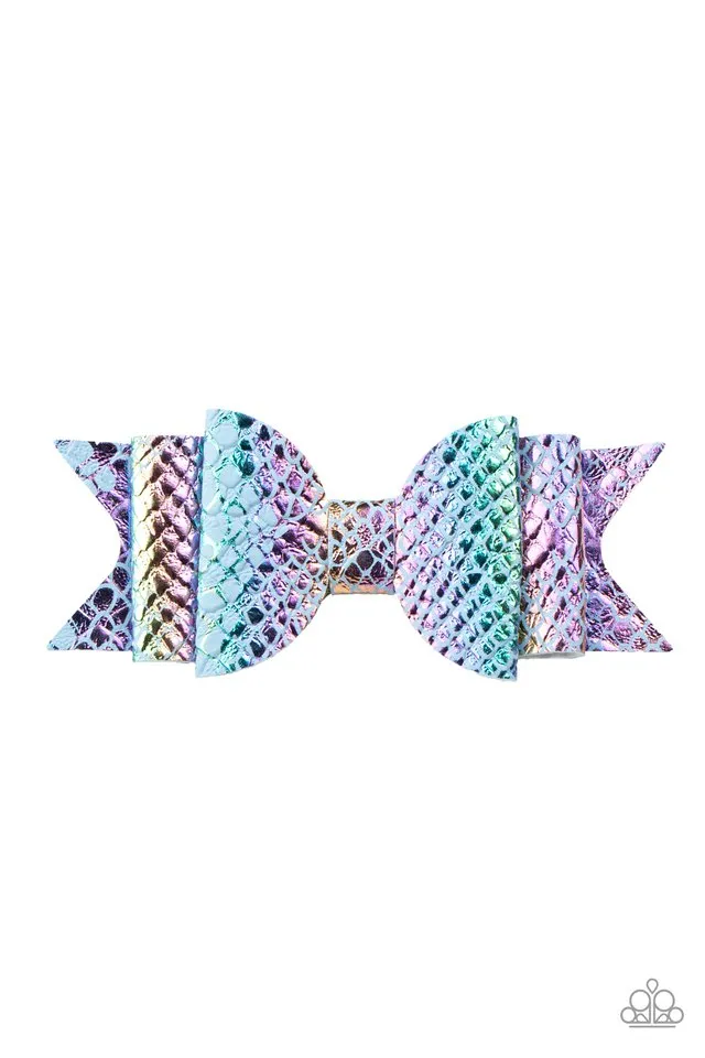 Paparazzi Hair Accessories ~ BOW Your Mind - Blue