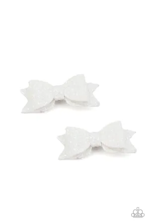 Paparazzi Hair Accessories ~ Sprinkle On The Sequins - White