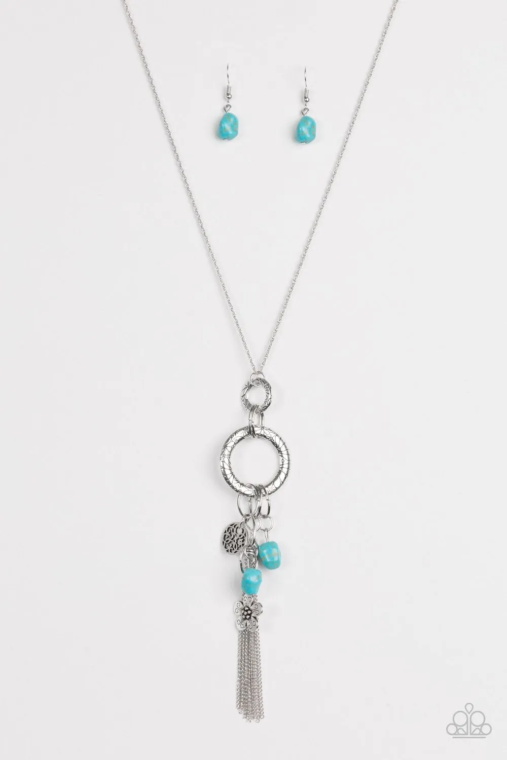 Paparazzi Necklace ~ Tour de Desert - Blue