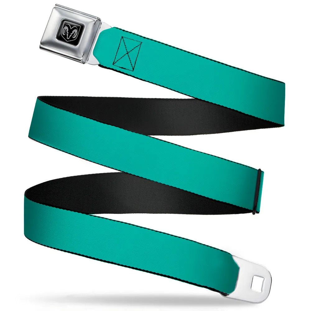 Ram Seatbelt Belt - Teal Webbing