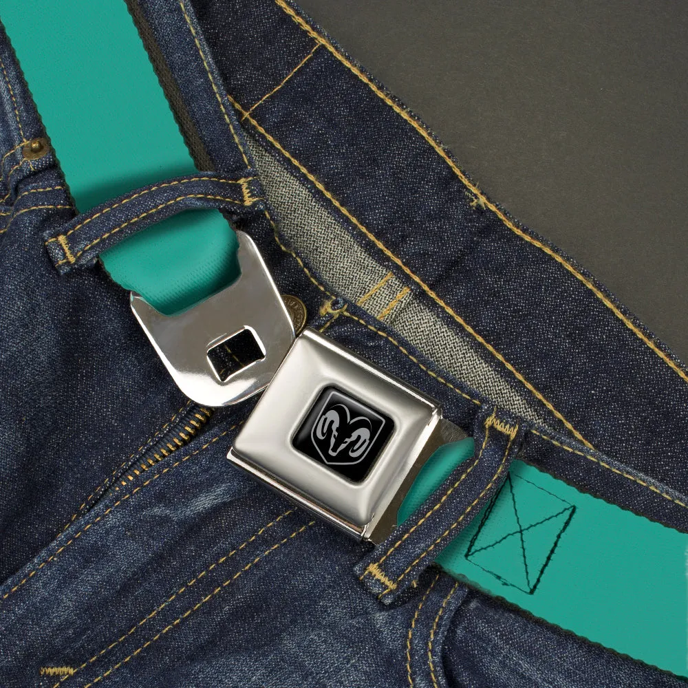 Ram Seatbelt Belt - Teal Webbing