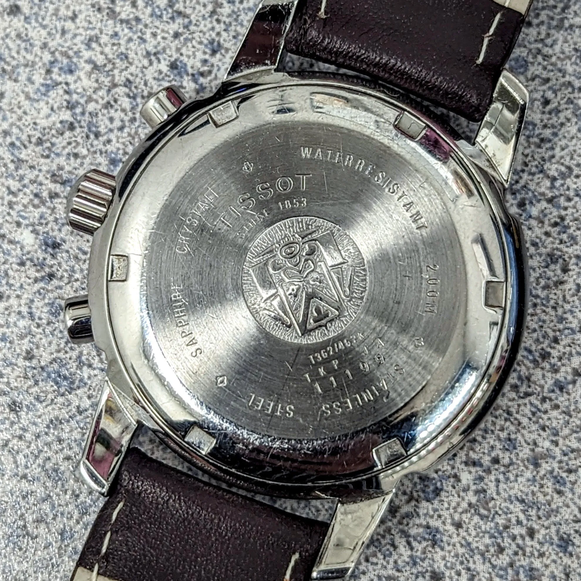 TISSOT PRS 200 Chronograph Watch T362/462K Silver Dial 40mm 200M WR  Wristwatch