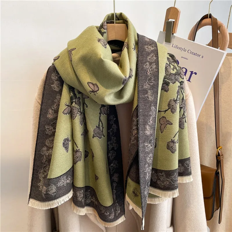Warm Cashmere Shawl Scarf