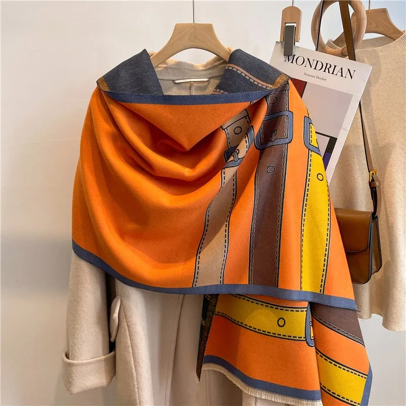 Warm Cashmere Shawl Scarf