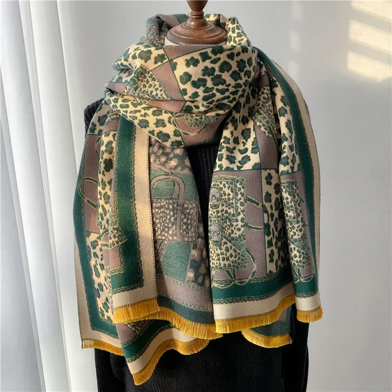 Warm Cashmere Shawl Scarf